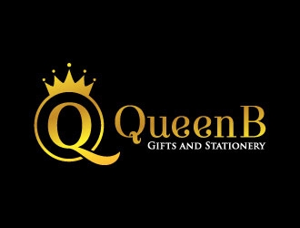 Queen B Gifts and Stationery  logo design by shere