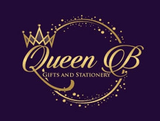 Queen B Gifts and Stationery  logo design by shere