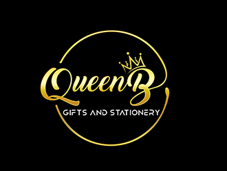 Queen B Gifts and Stationery  logo design by 3Dlogos