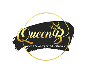 Queen B Gifts and Stationery  logo design by 3Dlogos