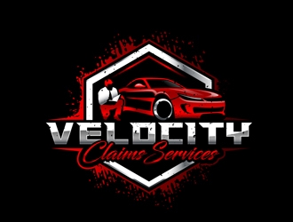 Velocity Claims Services logo design by DreamLogoDesign