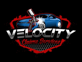 Velocity Claims Services logo design by DreamLogoDesign
