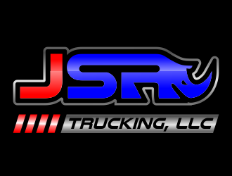 JSR Trucking, LLC logo design by madjuberkarya