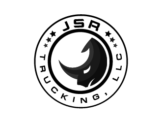 JSR Trucking, LLC logo design by BrightARTS