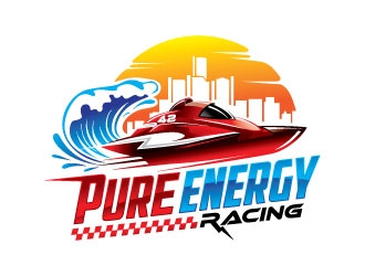 Pure Energy Racing logo design by invento