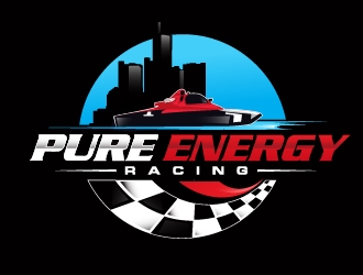 Pure Energy Racing logo design by Suvendu