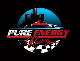 Pure Energy Racing logo design by Suvendu