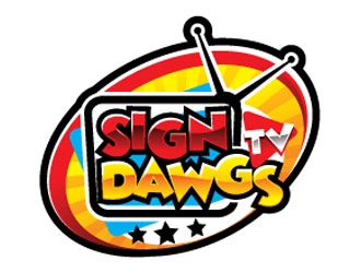 SignDawgsTV logo design by shere