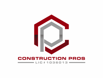 Construction Pros CP LIC#1036013 logo design by Mahrein