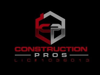 Construction Pros CP LIC#1036013 logo design by art-design