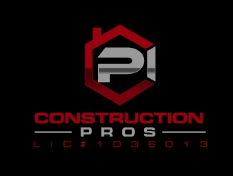 Construction Pros CP LIC#1036013 logo design by art-design