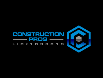 Construction Pros CP LIC#1036013 logo design by kimora