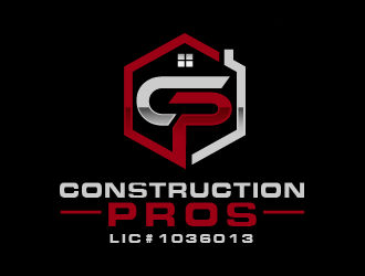 Construction Pros CP LIC#1036013 logo design by THOR_