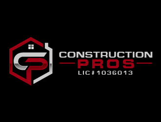 Construction Pros CP LIC#1036013 logo design by THOR_
