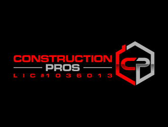 Construction Pros CP LIC#1036013 logo design by ingepro