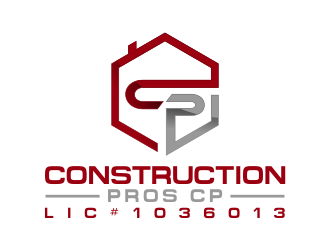 Construction Pros CP LIC#1036013 logo design by done
