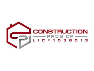 Construction Pros CP LIC#1036013 logo design by done