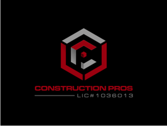 Construction Pros CP LIC#1036013 logo design by Raden79
