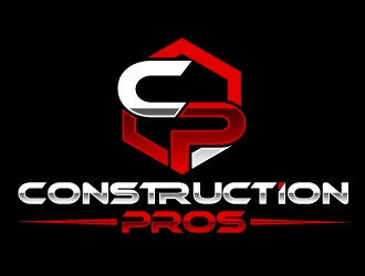 Construction Pros CP LIC#1036013 logo design by ElonStark