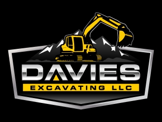 Davies Excavating LLC logo design by jaize