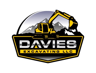 Davies Excavating LLC logo design by jaize