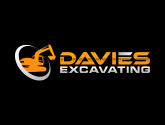 Davies Excavating LLC logo design by lexipej