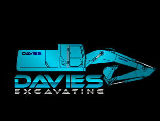 Davies Excavating LLC logo design by tec343