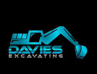 Davies Excavating LLC logo design by tec343