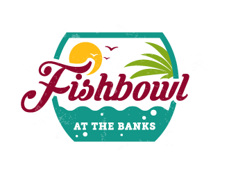 FISHBOWL at the banks logo design by pencilhand