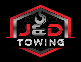 J&D Towing logo design by Suvendu