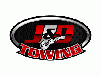 J&D Towing logo design by lestatic22