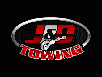 J&D Towing logo design by lestatic22