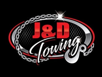 J&D Towing logo design by shere