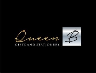 Queen B Gifts and Stationery  logo design by bricton