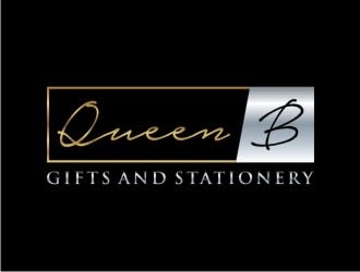 Queen B Gifts and Stationery  logo design by bricton