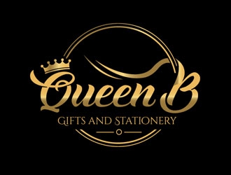 Queen B Gifts and Stationery  logo design by frontrunner