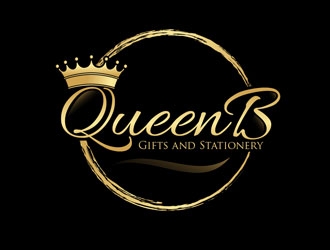 Queen B Gifts and Stationery  logo design by LogoInvent