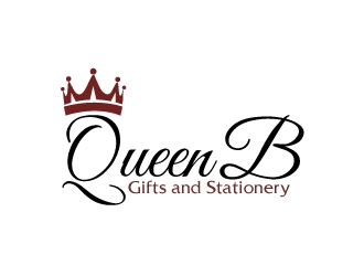Queen B Gifts and Stationery  logo design by ElonStark