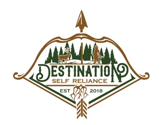 Destination Self-Reliance logo design by DreamLogoDesign