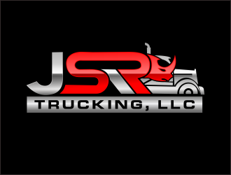 JSR Trucking, LLC logo design by bosbejo