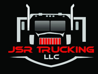JSR Trucking, LLC logo design by ElonStark