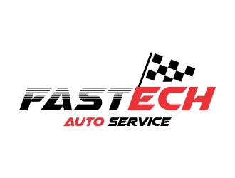 Fastech Auto Service logo design by cikiyunn