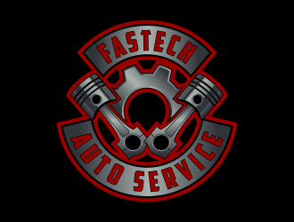 Fastech Auto Service logo design by Kruger