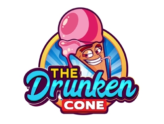 The Drunken Cone logo design by DreamLogoDesign