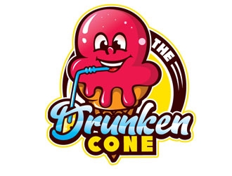 The Drunken Cone logo design by shere