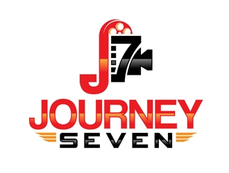 J7 / Journey Seven logo design by DreamLogoDesign