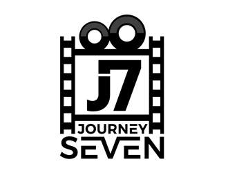 J7 / Journey Seven logo design by DreamLogoDesign