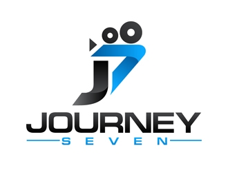 J7 / Journey Seven logo design by DreamLogoDesign
