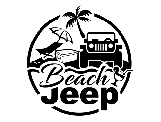 Beach Jeeps logo design by haze