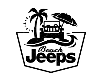 Beach Jeeps logo design by dasigns